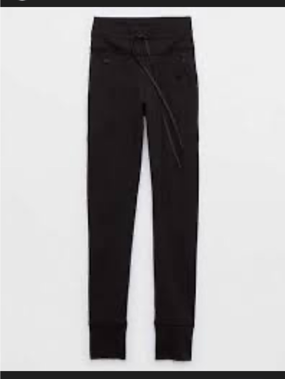 OFFLINE By Aerie Black High-Waisted Crossover Legging Joggers